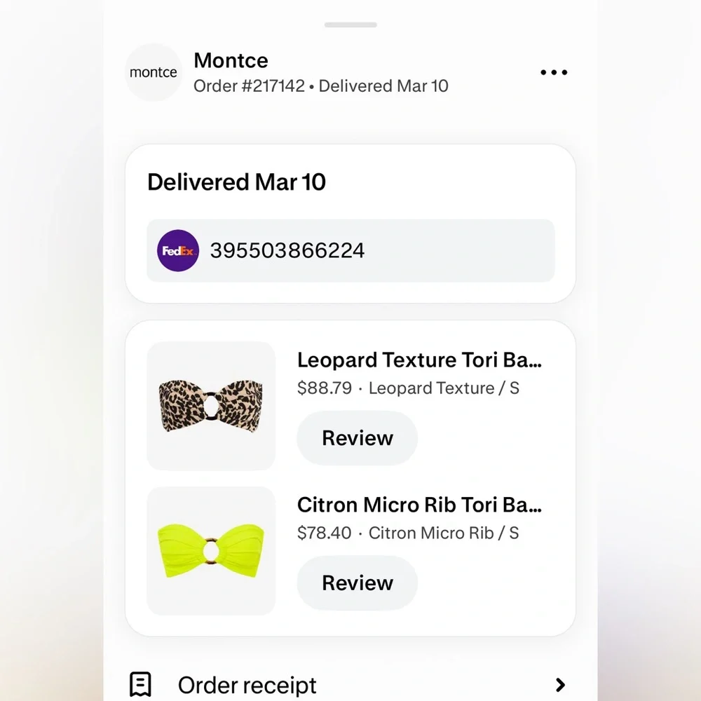 *TOP ONLY* Montce Citron (Neon Yellow) Bandeau Bikini Top with Leopard Ring - Picture 5 of 5